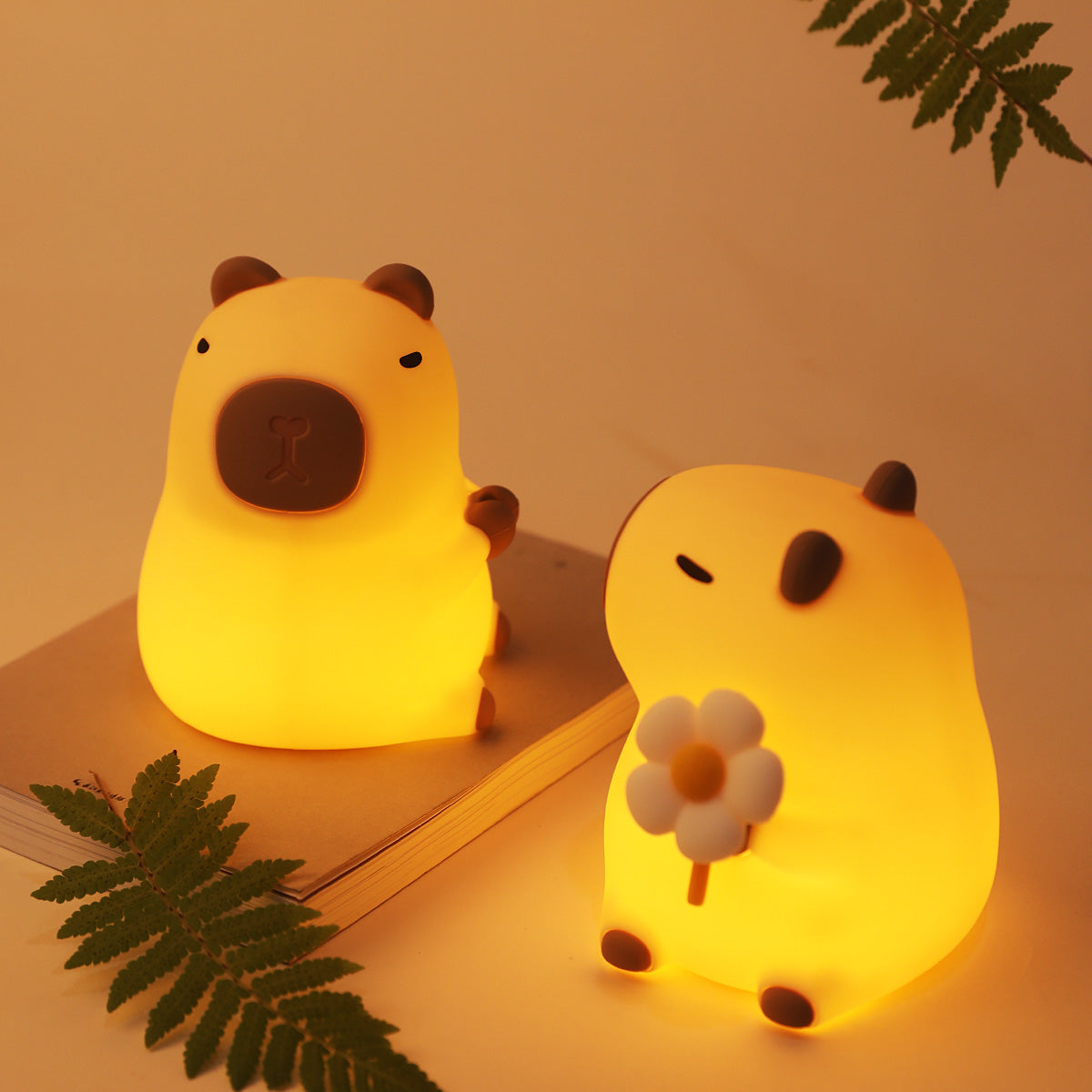 2024 Capybara Squishy Silicone Night Light - Perfect Gift for Kids and Girls