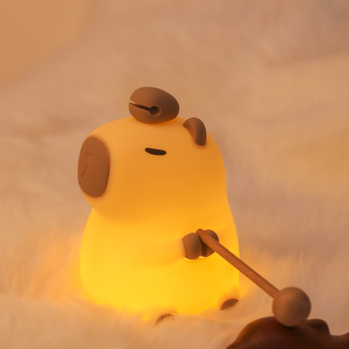 2024 Capybara Squishy Silicone Night Light - Perfect Gift for Kids and Girls